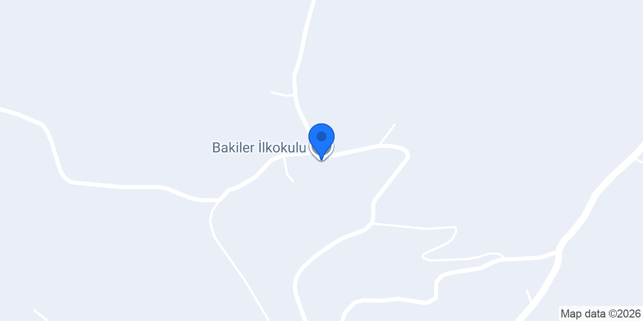 Bakiler İlkokulu konumu