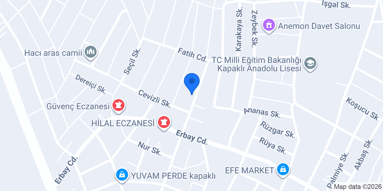Kaya erkek kuaförü konumu