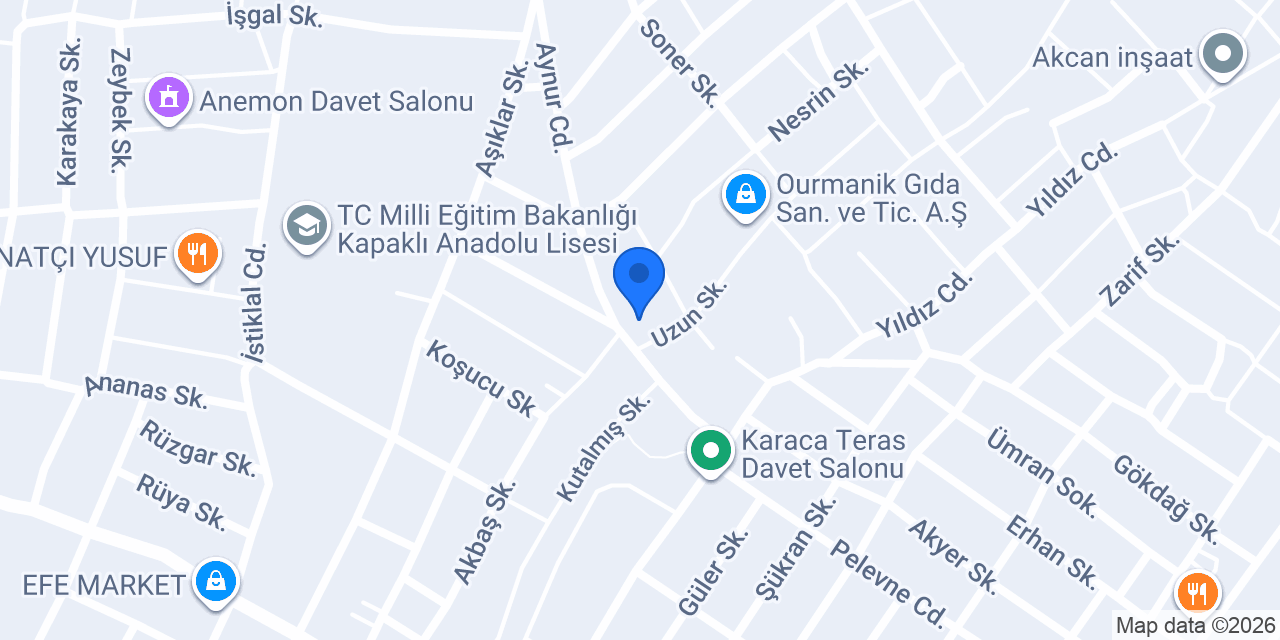Güneş Panel Sistemleri konumu