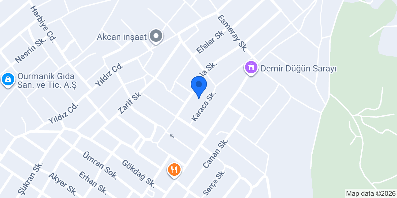 Huzur Yemek konumu