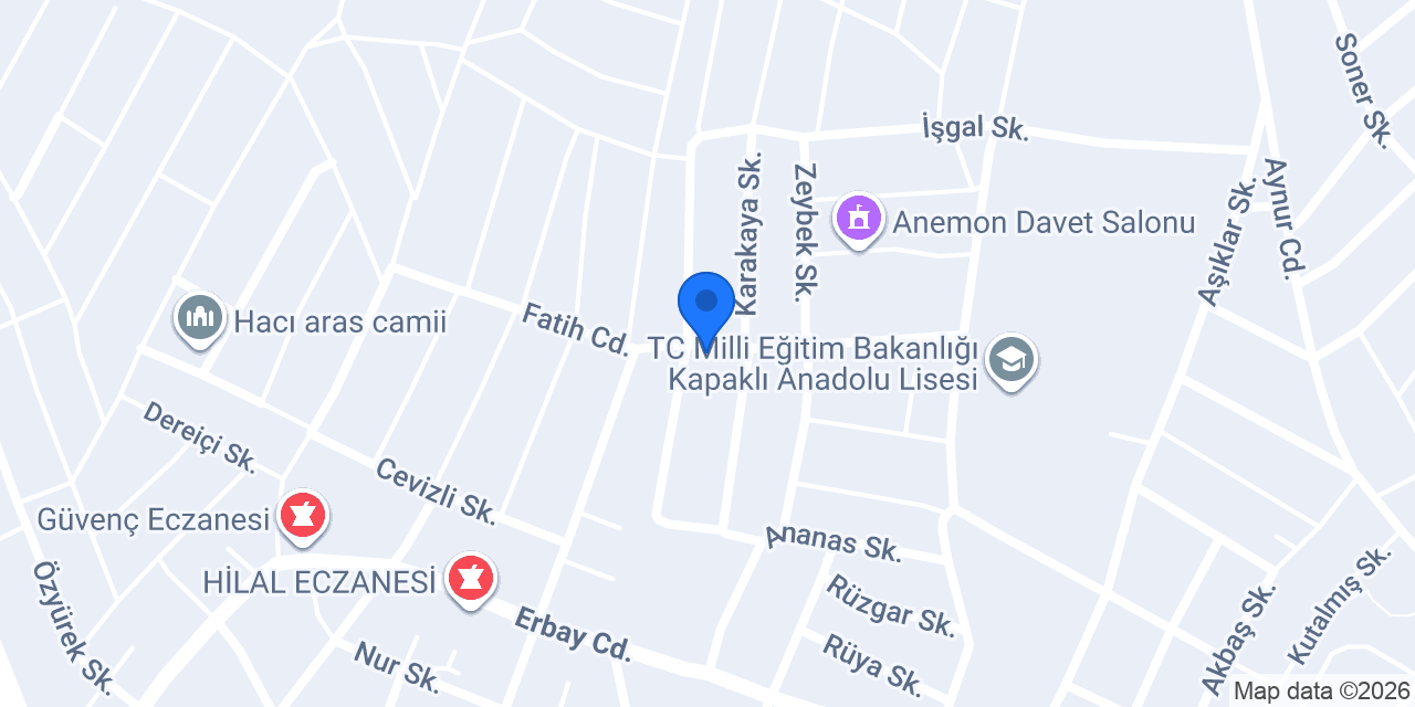 KAPAKLI CAM BALKON konumu