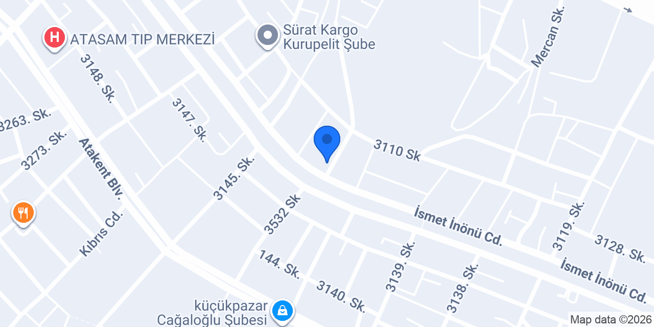 Demet Çiçekçilik konumu
