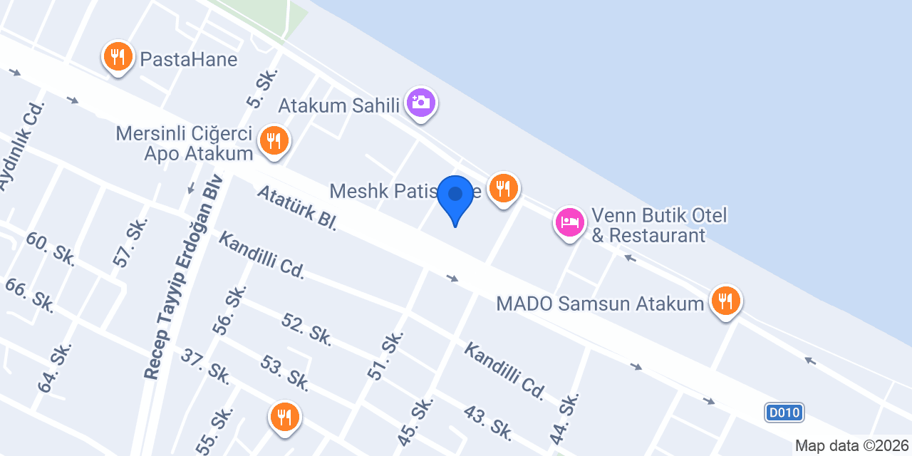 Domino's Pizza Atakum konumu