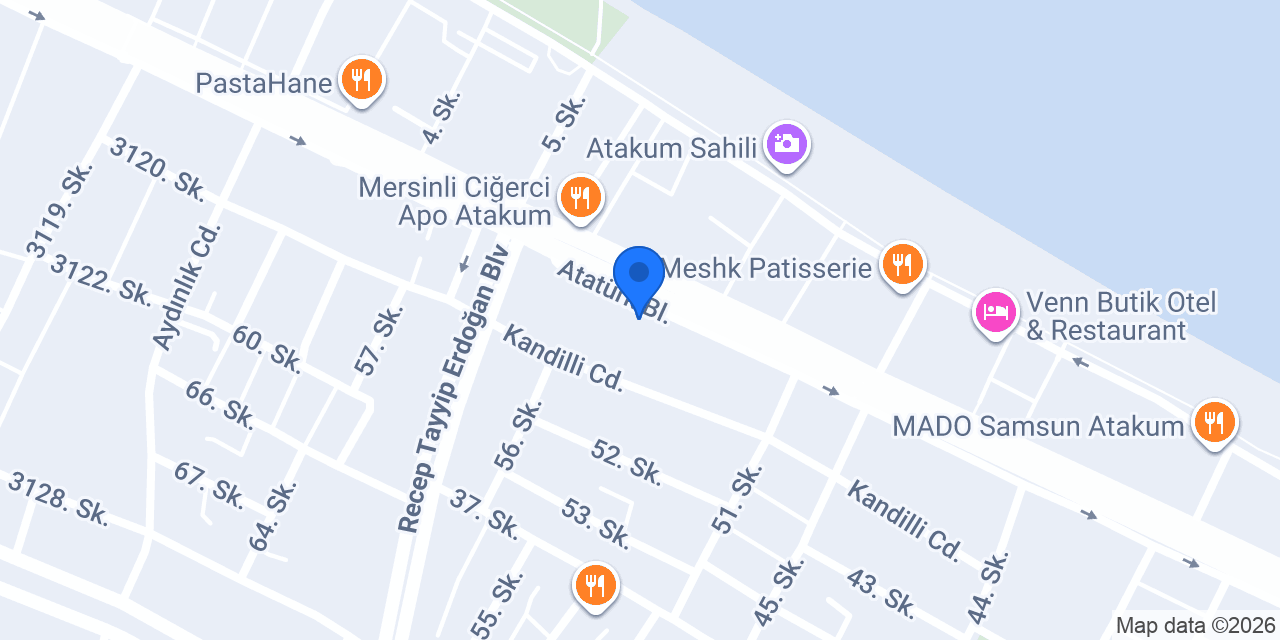 sam kuaför atakum konumu
