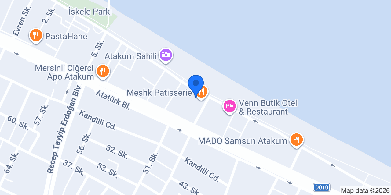 BAFRA BALLIBABA DONDURMA konumu