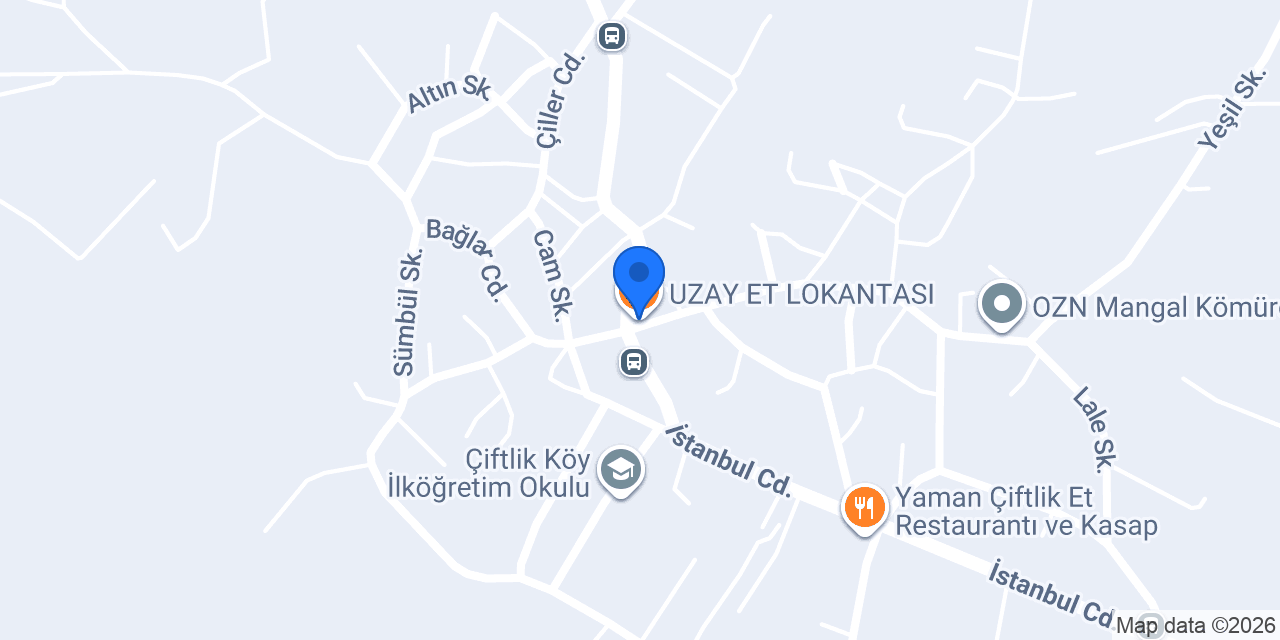 UZAY ET LOKANTASI konumu