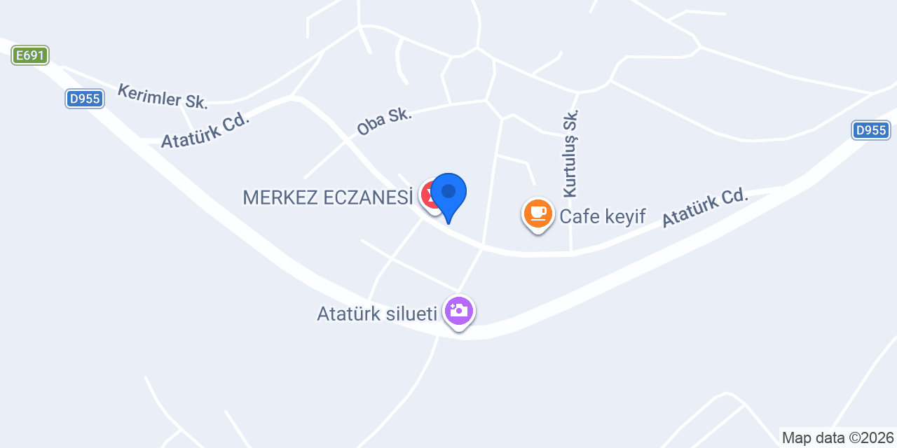 Aşkın Pastanesi konumu