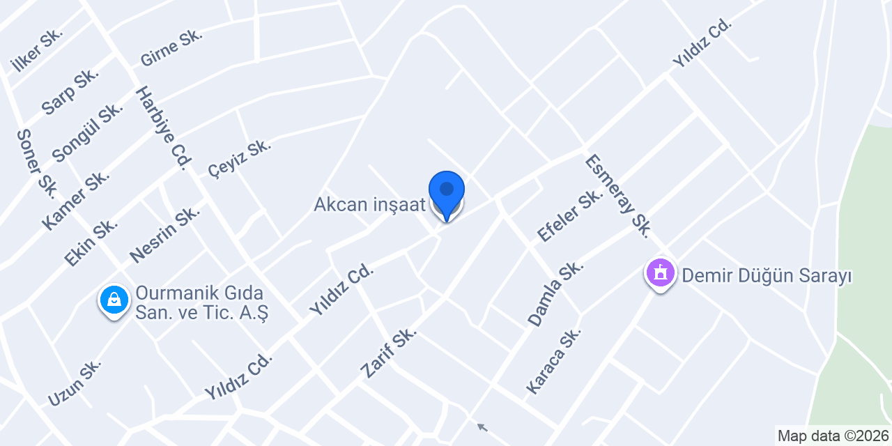 Akcan inşaat konumu