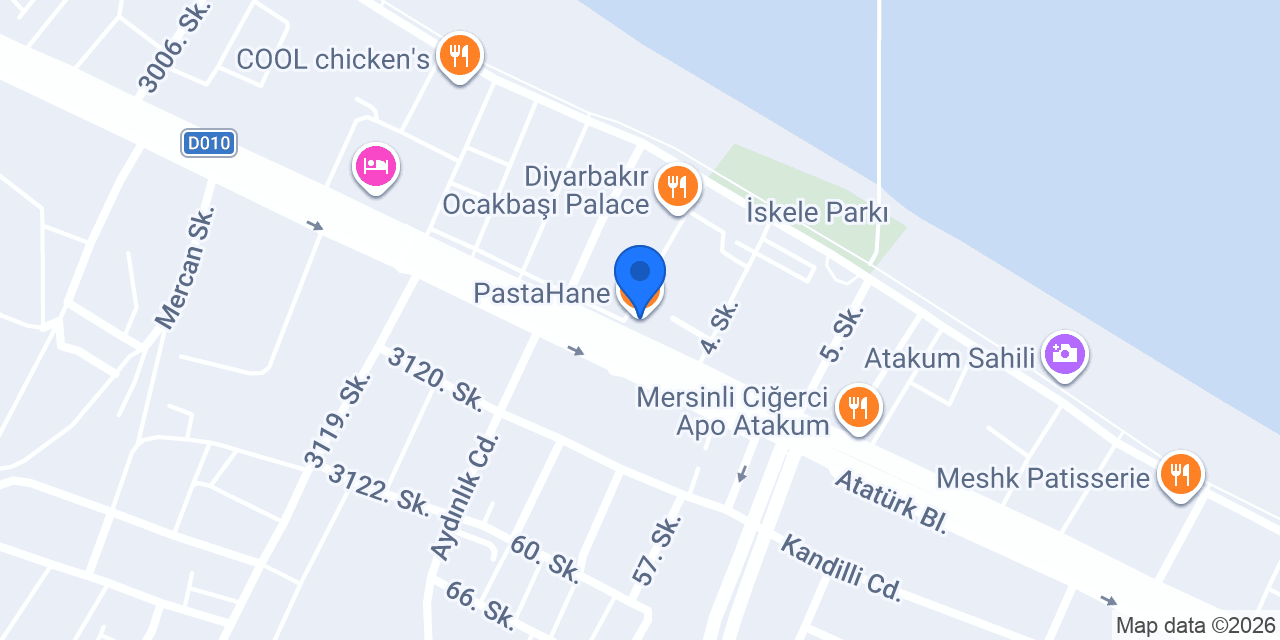 PastaHane konumu