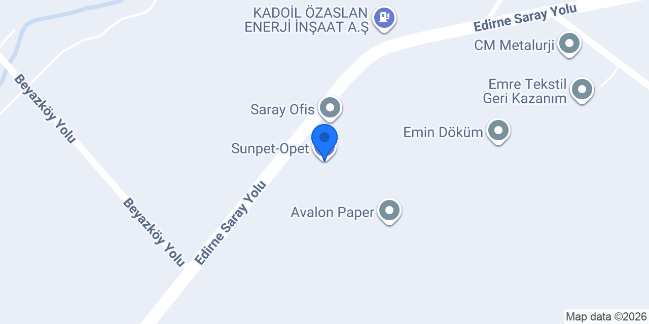 Sunpet-Opet konumu