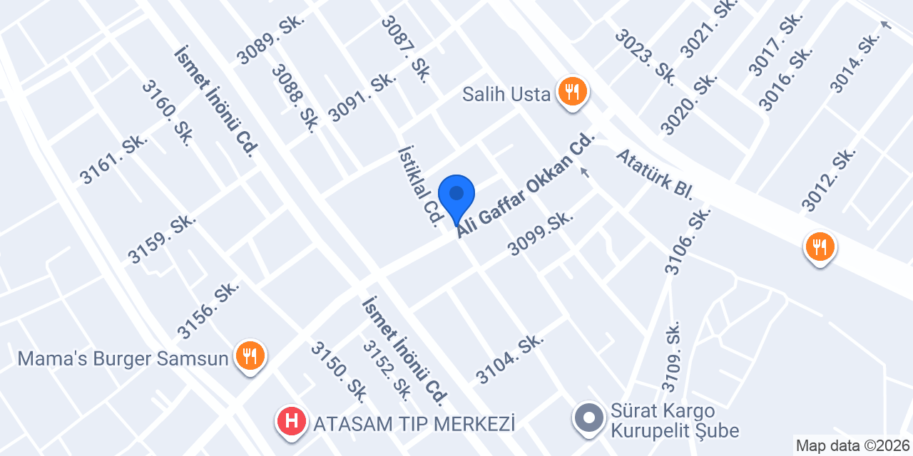 Çınar Kuru Temizleme Terzi konumu
