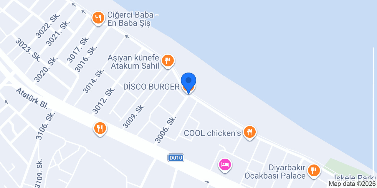 DİSCO BURGER konumu