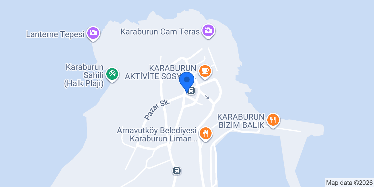 MÛTENÂ CAFE KARABURUN konumu