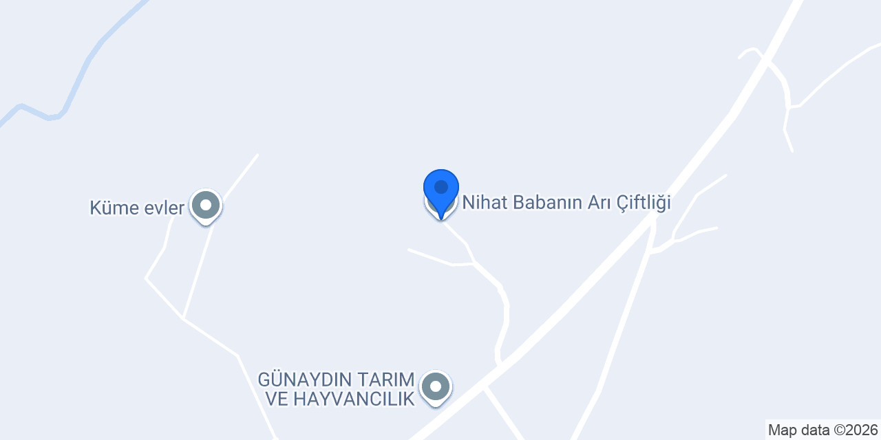 Nihat Babanın Arı Çiftliği konumu