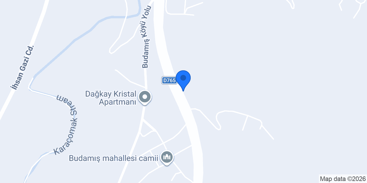 BUDAMIŞ MAHALLESİ konumu