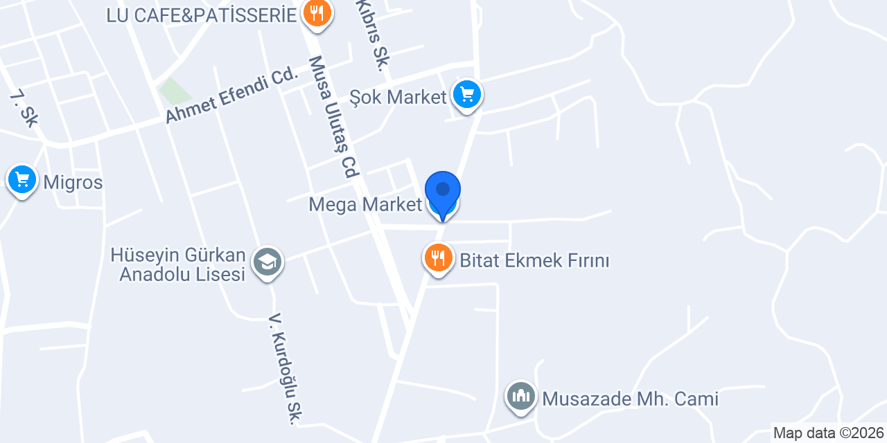 Mega Market konumu