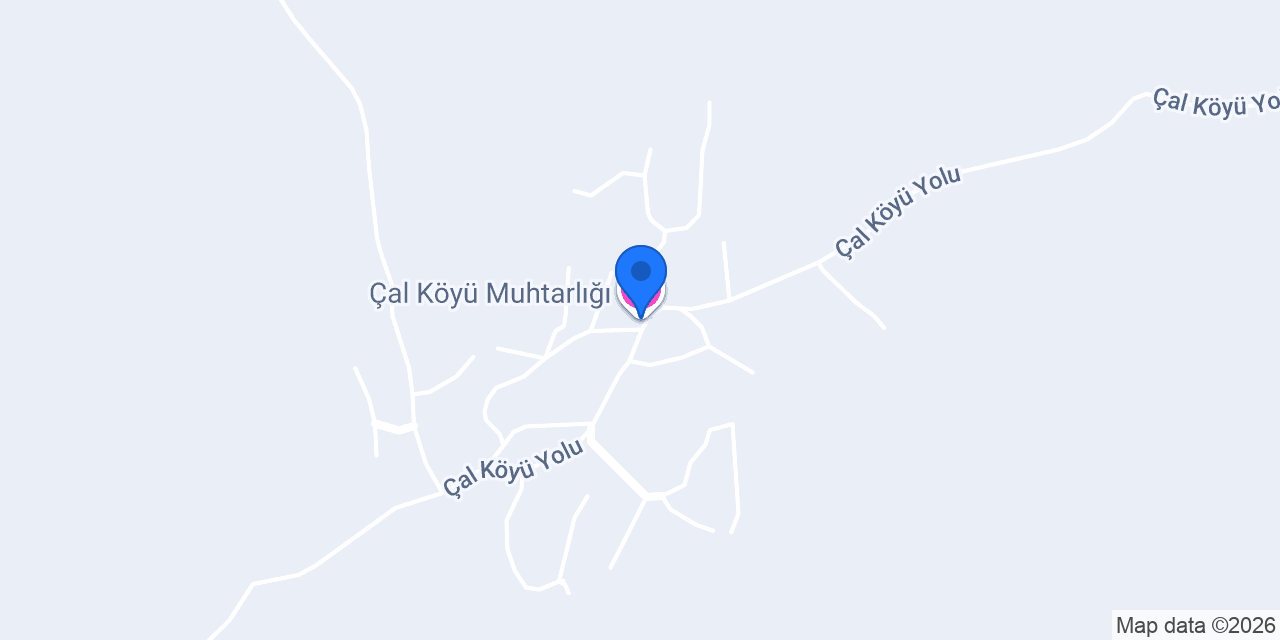 Çal Köyü Muhtarlığı konumu