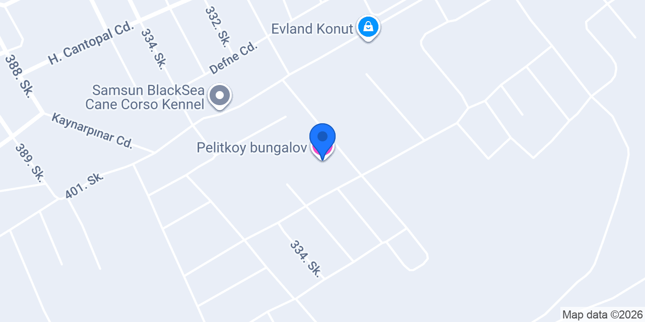 Pelitkoy bungalov konumu