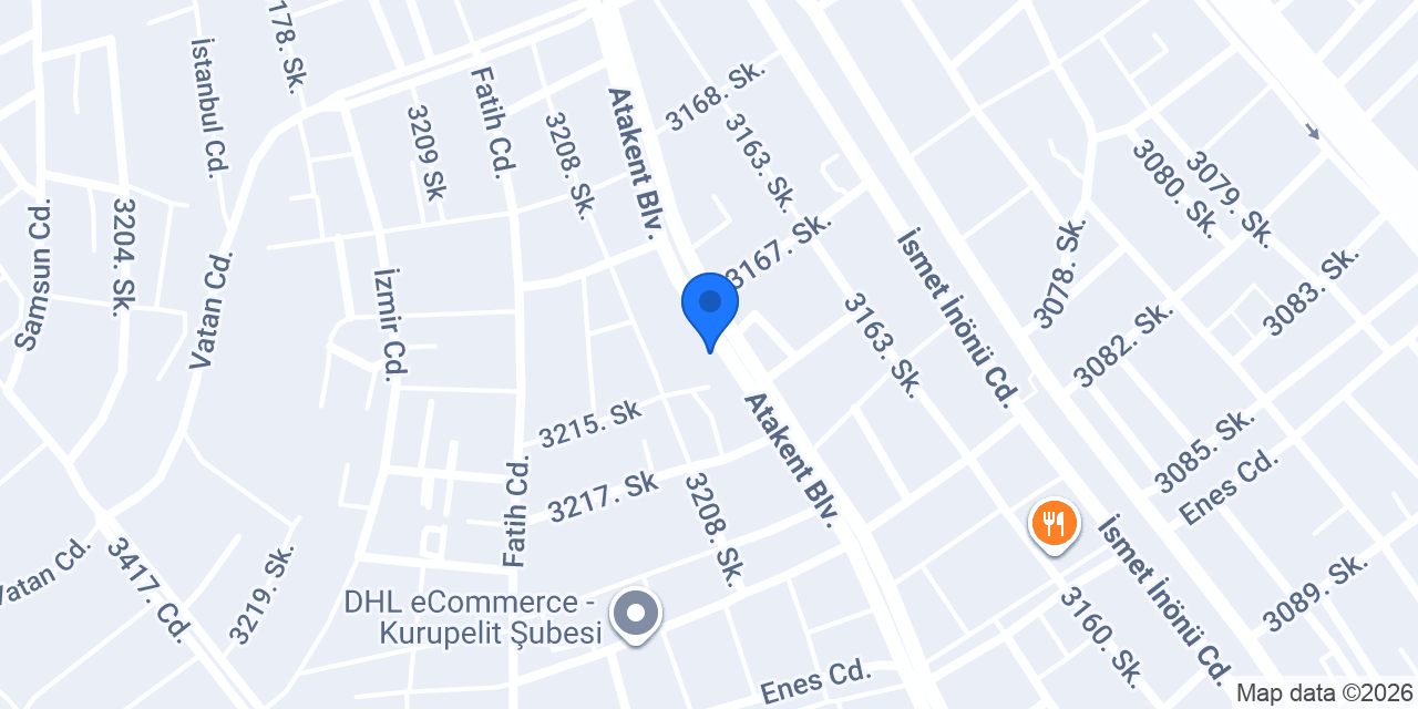 Atakent Maraton Sürücü Kursu konumu