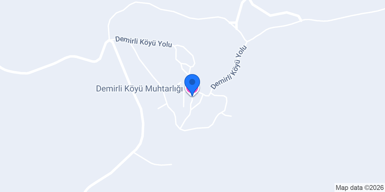 Demirli Köyü Muhtarlığı konumu
