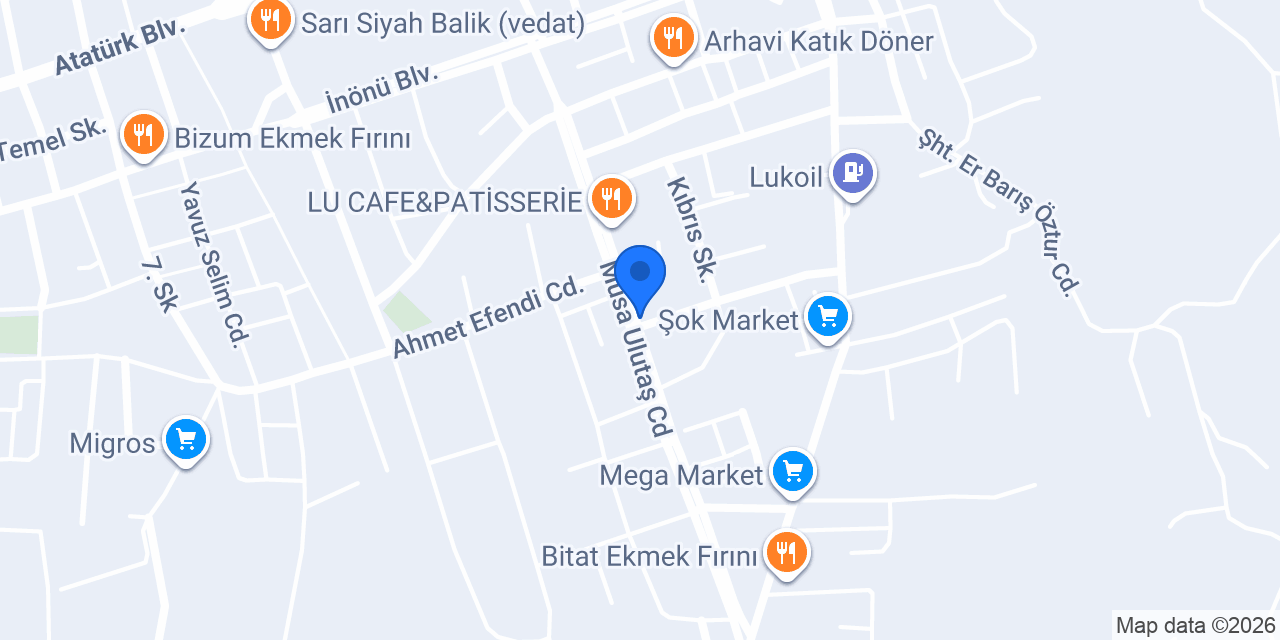 Gürkan Mobilya konumu