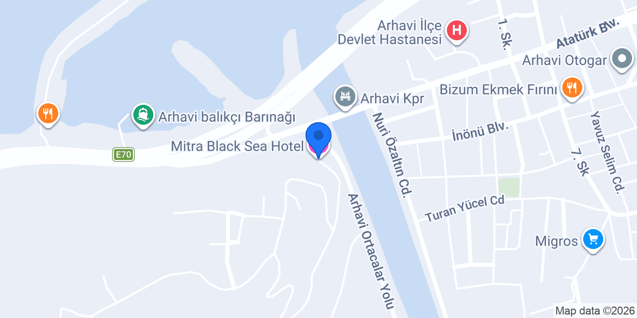Mitra Black Sea Hotel konumu