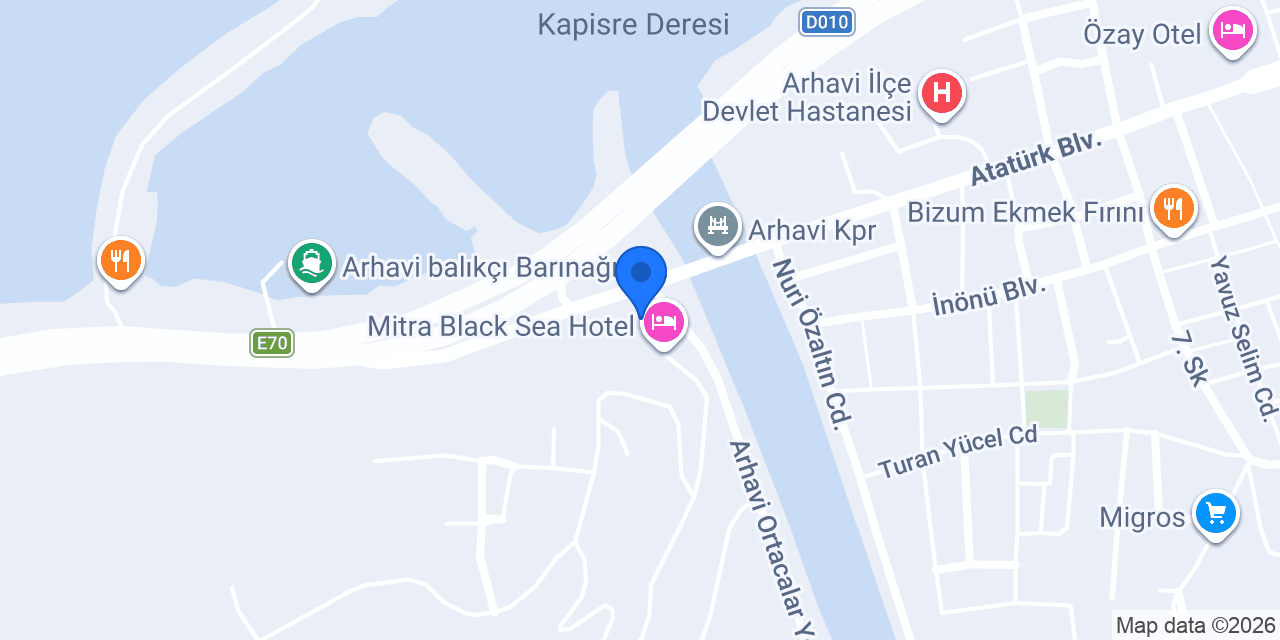 ARHAVİ CANGA RESTAURANT konumu