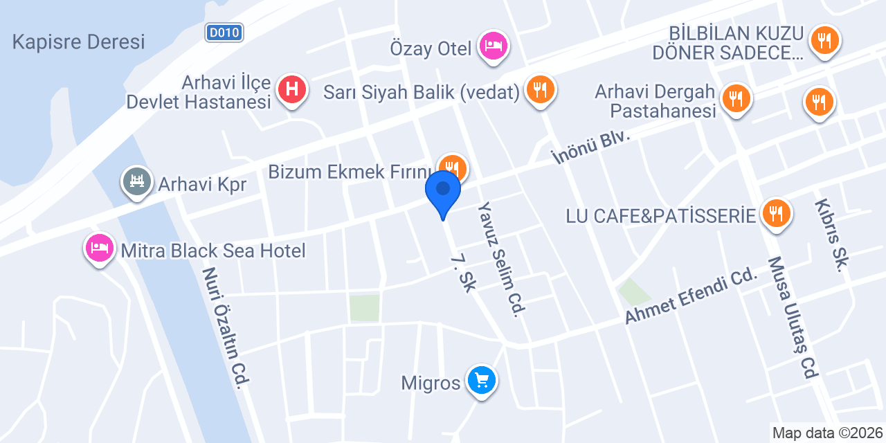 Şatır Garage konumu