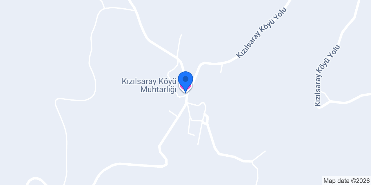 Kızılsaray Köyü Muhtarlığı konumu