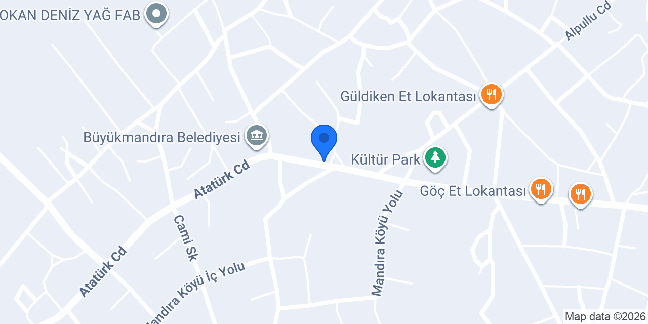 Ptt-mandıra Acentesi konumu