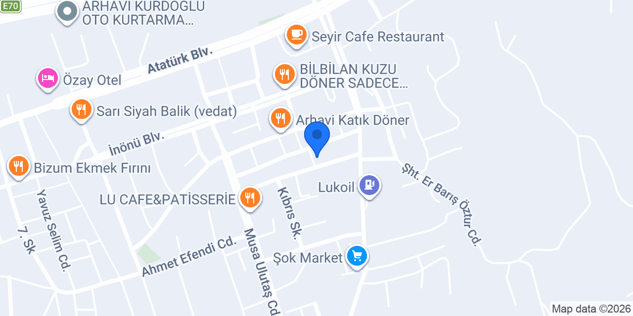 ARHAVİ İSTİKBAL konumu
