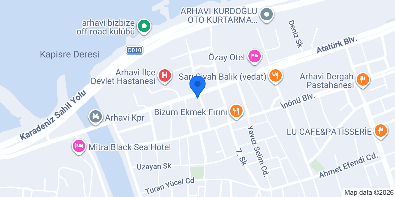 Gönül Çay Evi konumu