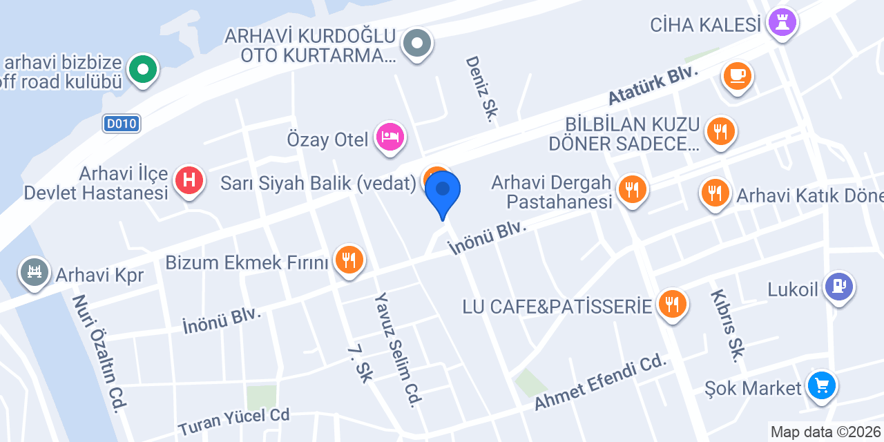 Yusufeli Döner konumu