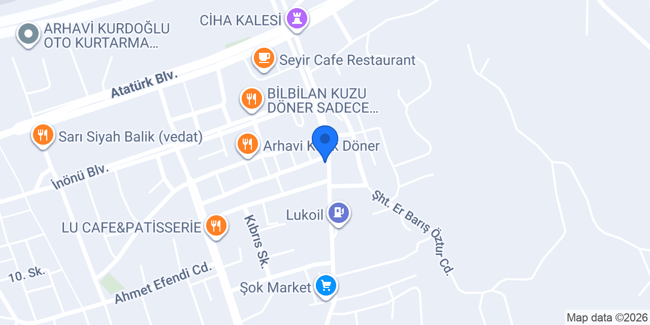 Hanci Simit Sarayi konumu