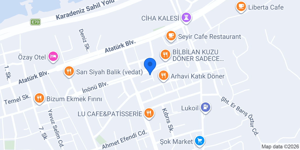 Açelya Çiçekcilik konumu