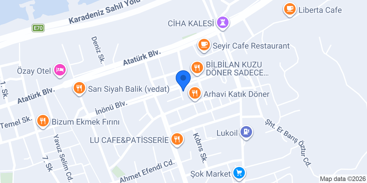 Alya Butik konumu