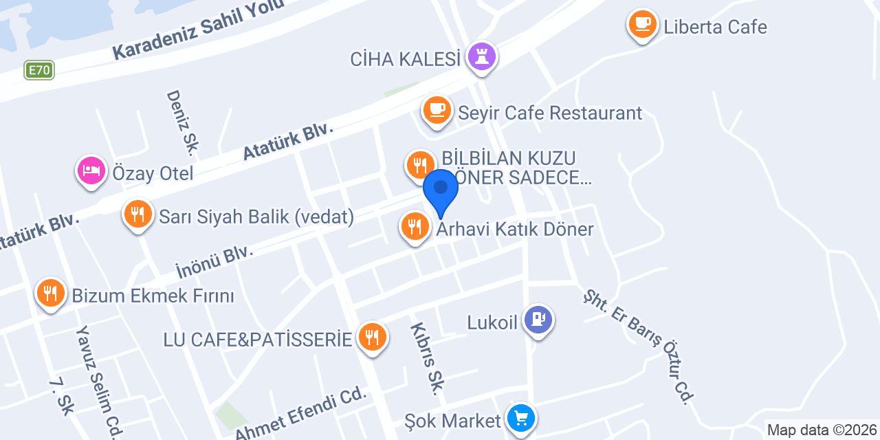 Terzioğlu Gümüş ve Saat konumu
