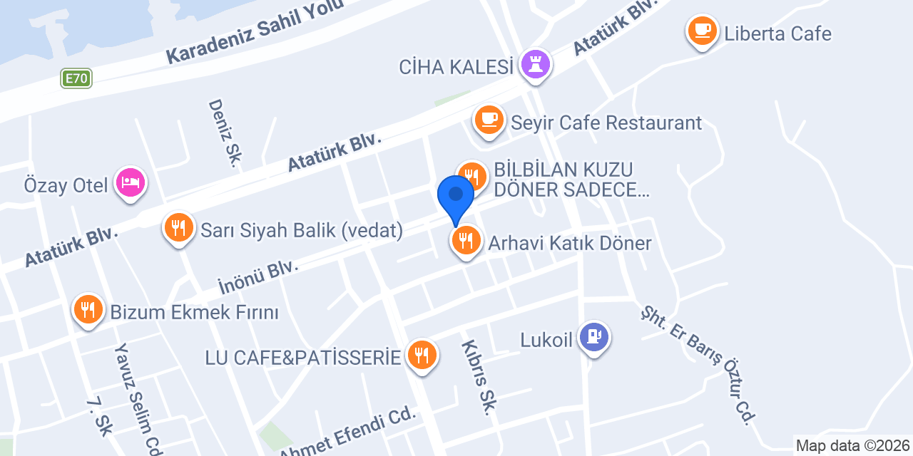 Vanis Cafe konumu