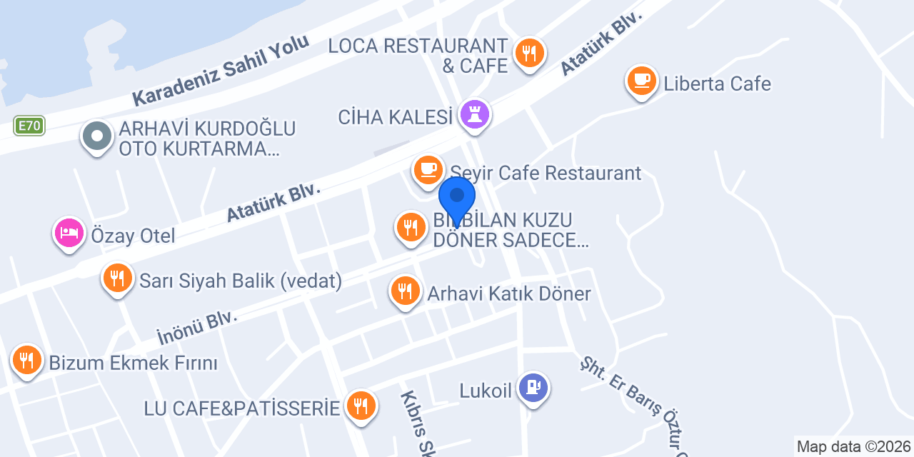 Taraça Restaurant konumu