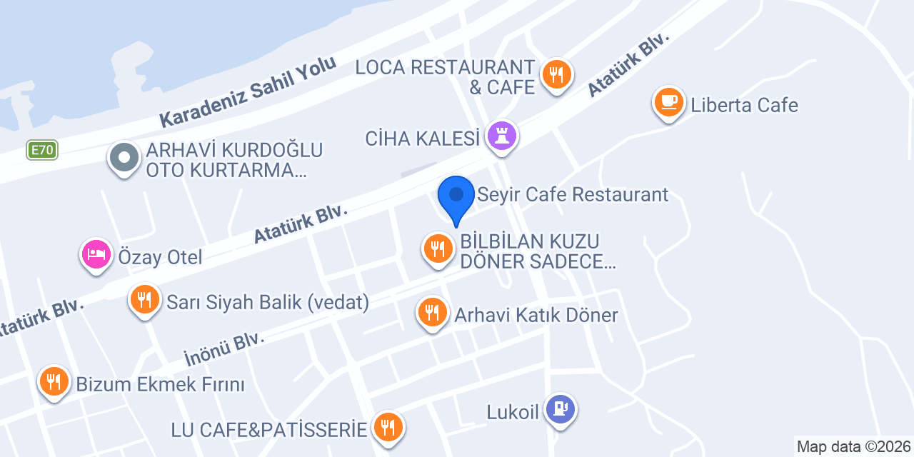 Cadı Kazanı Arhavi konumu