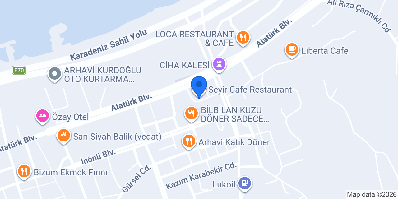 Seyir Lounge konumu