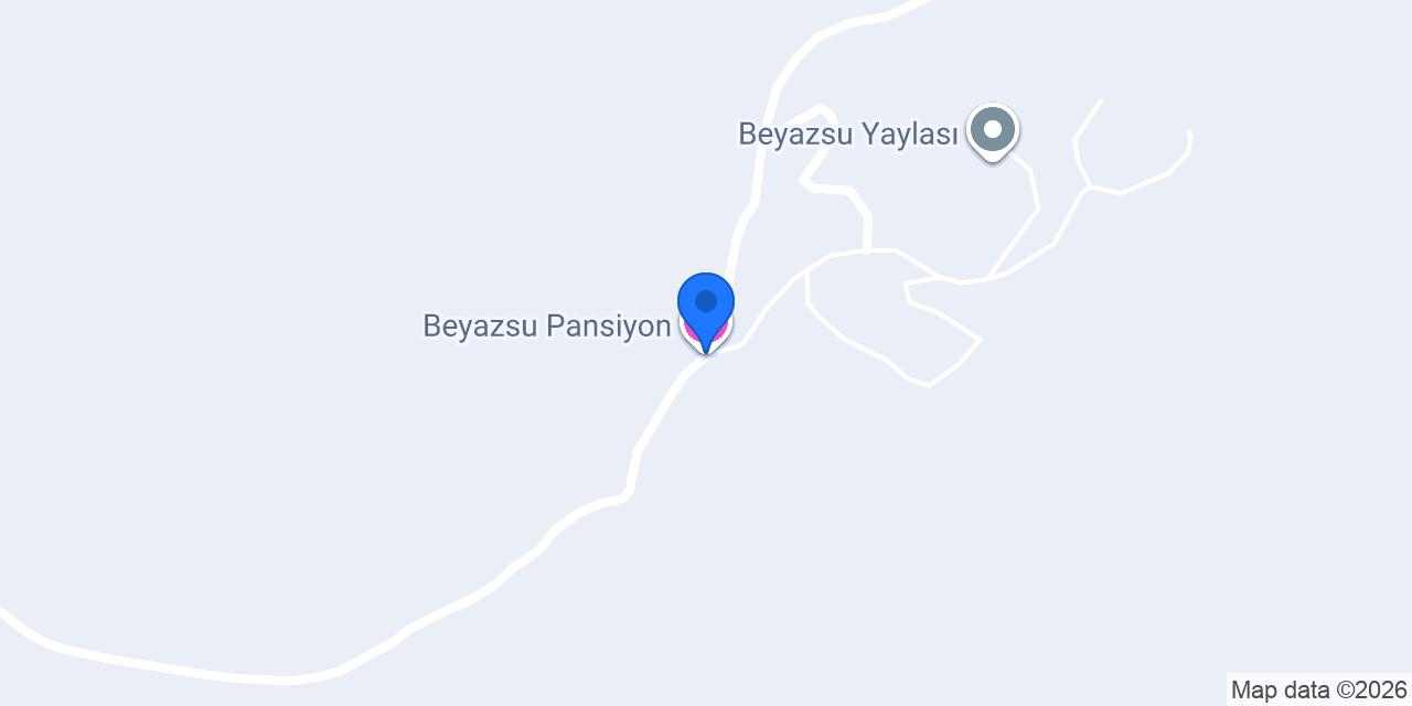 Beyazsu Pansiyon konumu
