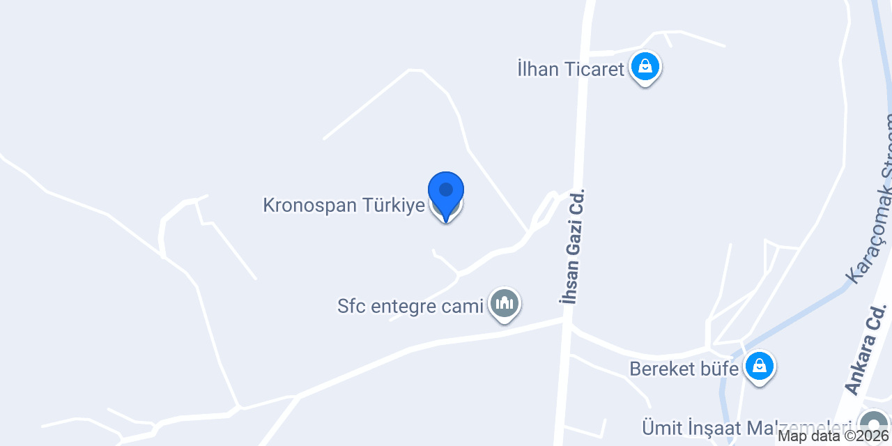 Kronospan Türkiye konumu
