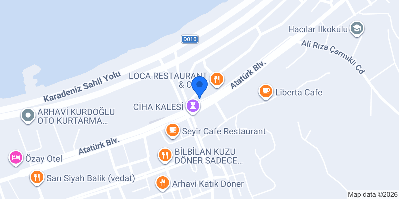 Arhavi Balıkçınız konumu