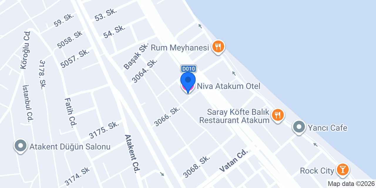 Niva Atakum Otel konumu