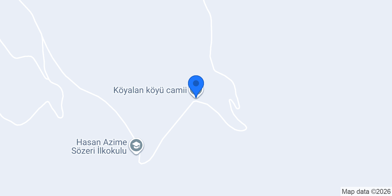 Köyalan köyü camii konumu