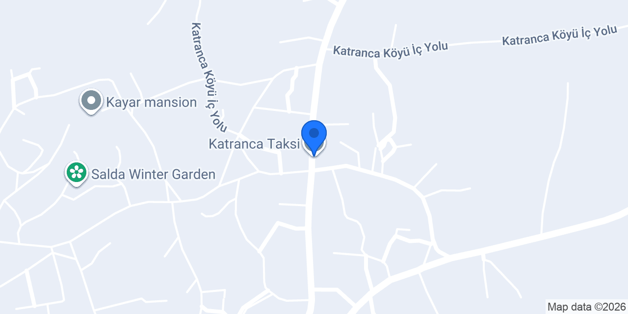 Katranca Taksi konumu