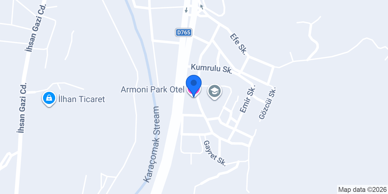 Armoni Park Otel konumu