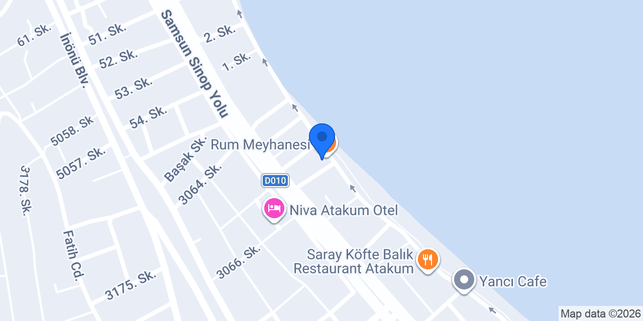 Rum Meyhanesi konumu