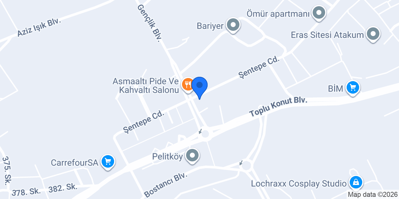 Pelitköy Polis Noktasu konumu